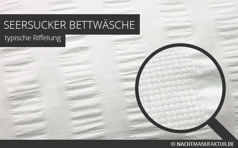 Seersucker-Bettwäsche